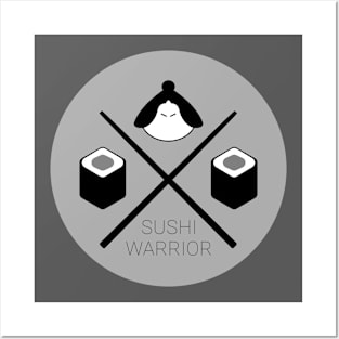 Sushi Warrior Posters and Art